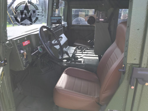 Brown Vinyl Bucket Seats (Set of 4)