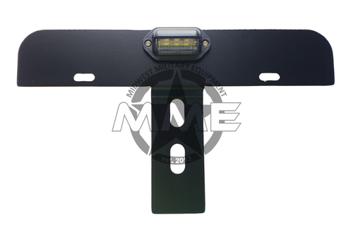 Airlift Bumper License Plate Mounting Bracket for HMMWV/HUMVEE