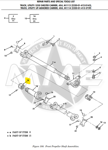 Propeller Shaft Dust Cap