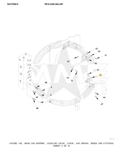 Replacement LMTV/MTV/FMTV Cab Lock