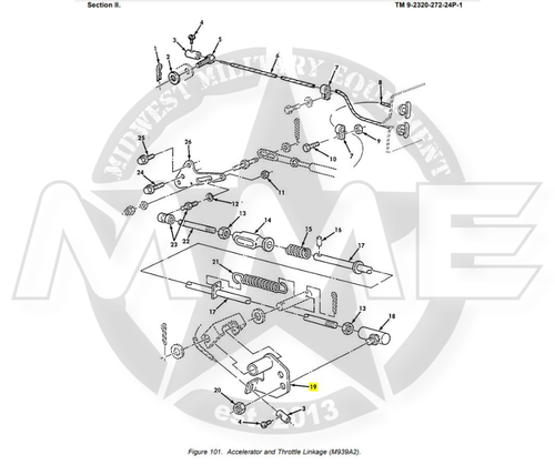 BELL CRANK ACCELERATOR LINKAGE