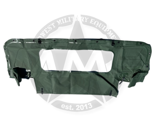 Replacement 4 Man Green Soft Top Kit & Rear Curtain For HMMWV /Humvee