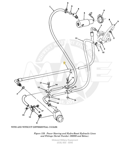 Power Steering to Hydro boost for Humvee