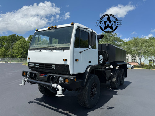 1999 Stewart & Stevenson M1083A1 5 Ton 6x6 Military Water Truck W/ A/C