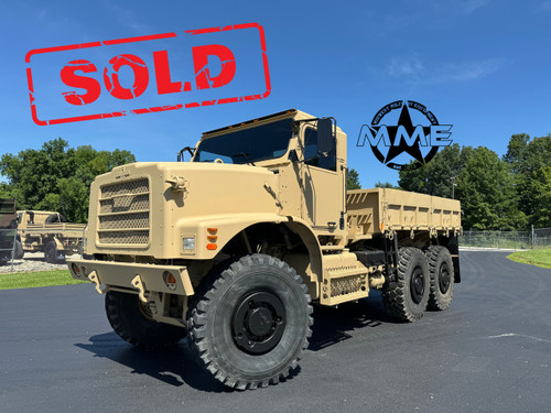 2002 Oshkosh MK23A1 MTVR 7 Ton 6x6 Cargo Truck With A/C .