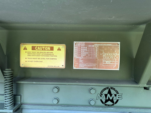 2003 Oshkosh MK29 MTVR 7 Ton 6x6 Dump Truck With A/C