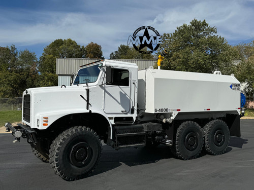 2009 Oshkosh MK23A1 MTVR 7 Ton 6x6 4000 Gallon Water Truck With A/C 
