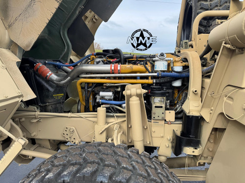 2000 STEWART & STEVENSON M1084A1 6X6 5 Ton Cargo TRUCK  W / REAR MATERIAL HANDLING CRANE