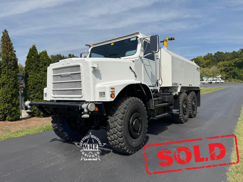 2005 Oshkosh MK23 MTVR 7 Ton 6x6 4000 Gallon Water Truck With A/C 