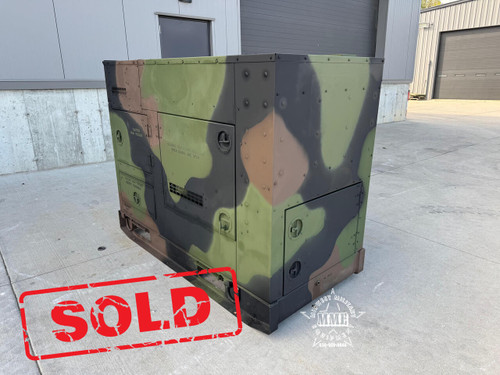 15 KW MEP-804B DIESEL MILITARY TACTICAL QUIET GENERATOR (140 Hours)