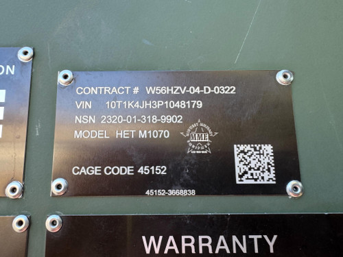 1993 Oshkosh M1070 8x8 HET Military Heavy Haul Truck Tractor Overhauled 2007