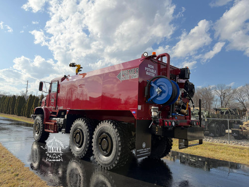 2003 Oshkosh MK23A1 MTVR 7 Ton 6x6 4000 Gallon Water Truck With A/C ( Featured @ConExpo2026)