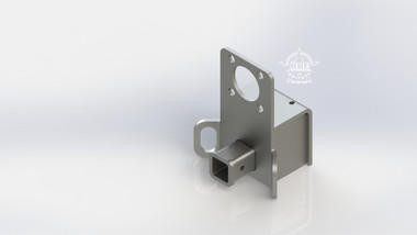 Oshkosh MTVR 7 Ton  2 1/2" Drop Hitch Trailer Receiver[With 2" spacer sleeve]