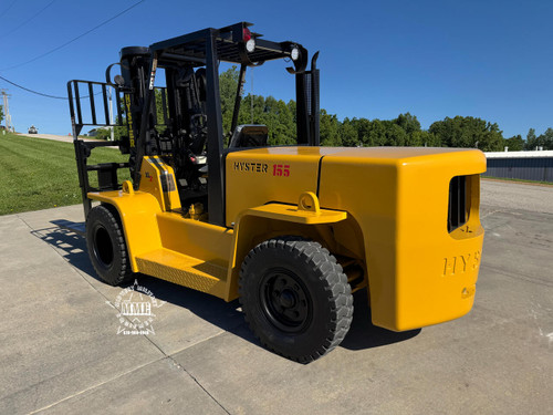Hyster H155XL Diesel Pneumatic Tire Forklift  Prior Military