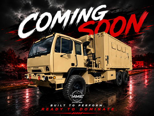 2006 Stewart & Stevenson M1087A1R MTV 5 Ton 6x6 Expandable Van Truck W/Winch