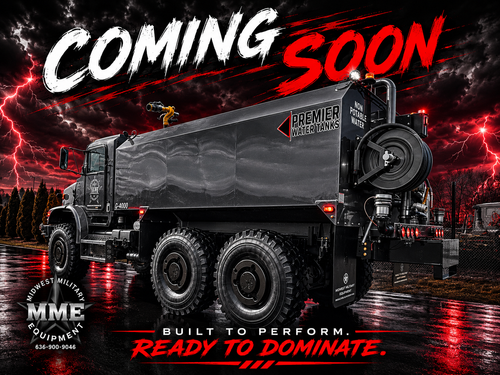 2013 Oshkosh MK23A1 MTVR 7 Ton 6x6 4000 Gallon Water Truck With A/C 