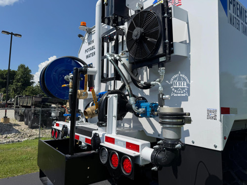 2010 Oshkosh MK23A1 MTVR 7 Ton 6x6 4000 Gallon Water Truck With A/C 