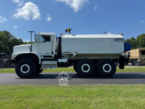 2010 Oshkosh MK23A1 MTVR 7 Ton 6x6 4000 Gallon Water Truck With A/C 