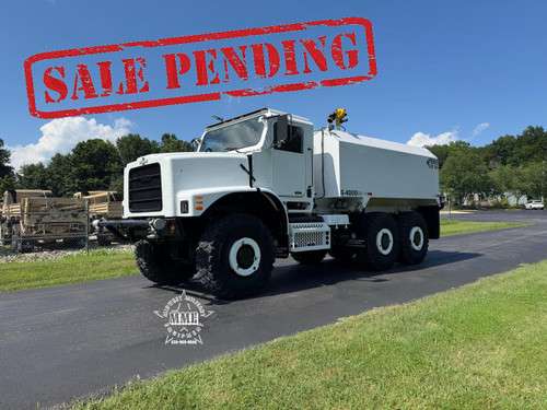2010 Oshkosh MK23A1 MTVR 7 Ton 6x6 4000 Gallon Water Truck With A/C 