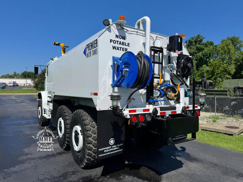 2011 Oshkosh MK23A1 MTVR 7 Ton 6x6 4000 Gallon Water Truck With A/C 