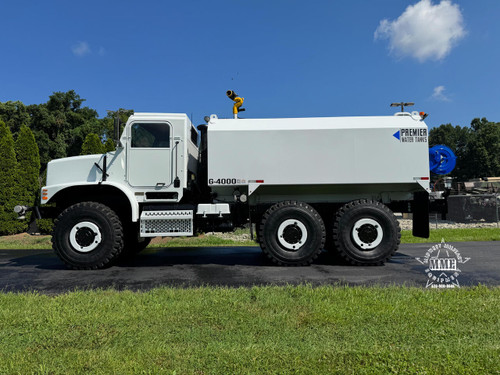2011 Oshkosh MK23A1 MTVR 7 Ton 6x6 4000 Gallon Water Truck With A/C 
