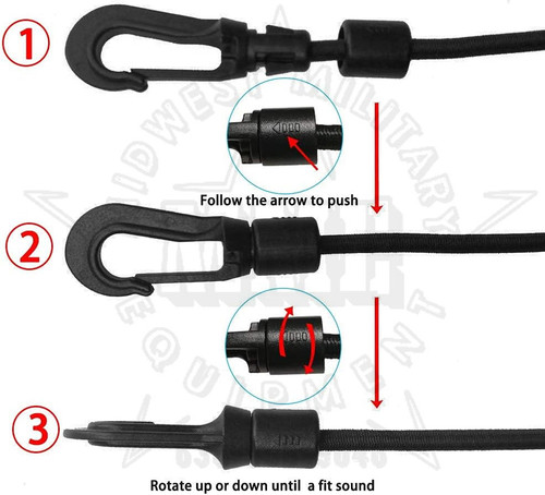 Cargo Cover Tie Down Rope Kit For Military Vehicles