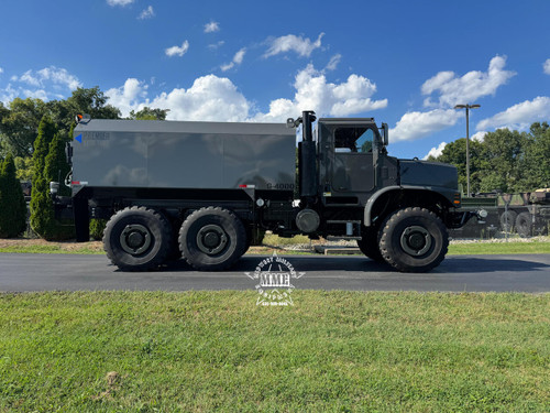 2011 Oshkosh MK23A1 MTVR 7 Ton 6x6 4000 Gallon Water Truck With A/C 