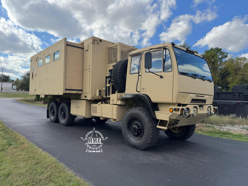 2008 Stewart & Stevenson M1087A1R MTV 5 Ton 6x6 Expandable Van Truck