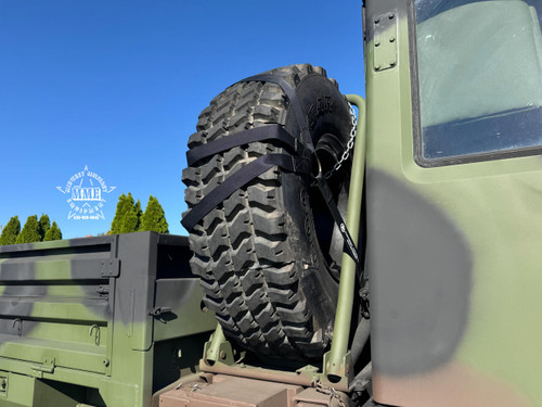 2002 STEWART & STEVENSON M1084A1 6X6 5 Ton Cargo TRUCK  W / REAR MATERIAL HANDLING CRANE