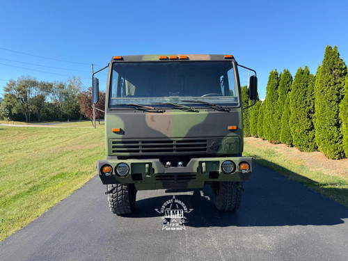 2002 STEWART & STEVENSON M1084A1 6X6 5 Ton Cargo TRUCK  W / REAR MATERIAL HANDLING CRANE