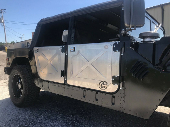 1/4" Aluminum Half Door Kit FOR HMMWV / HUMVEE HUMMER 1/4" Aluminum Half Door Kit FOR HMMWV / HUMVEE HUMMER
