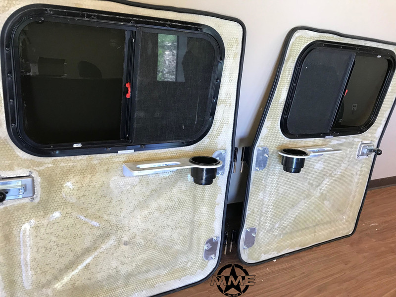 HMMWV / Humvee 1/4" Fiberglass Hard Door Kit (set of 4) Midwest