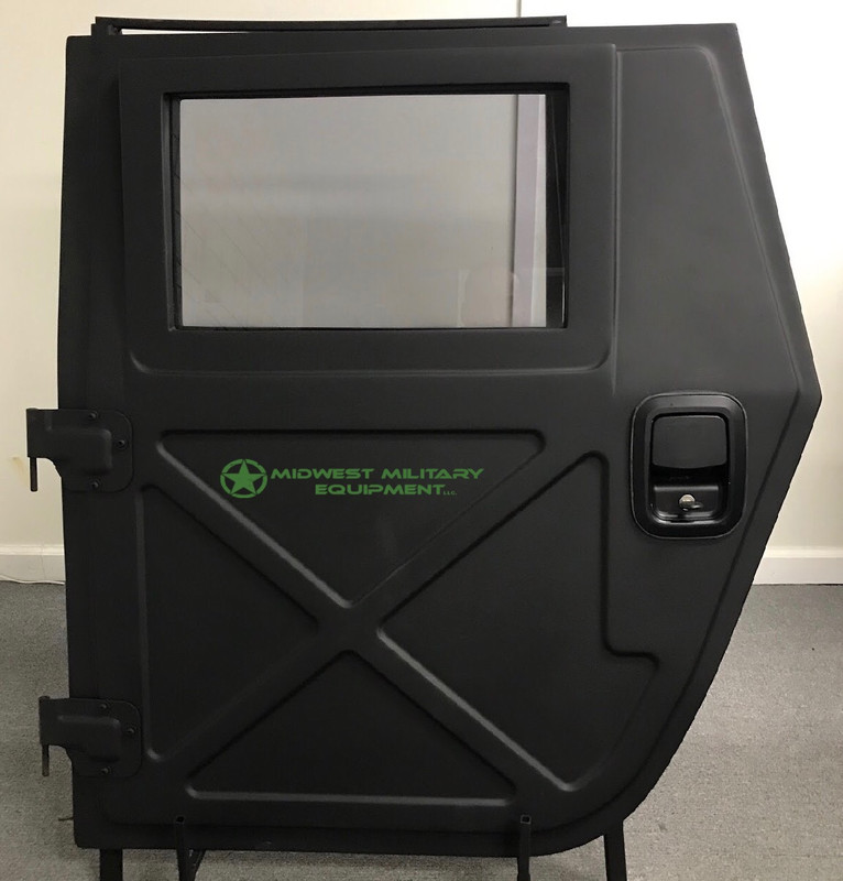 NEW Humvee Fiberglass Power X Door Kit Midwest Military Equipment