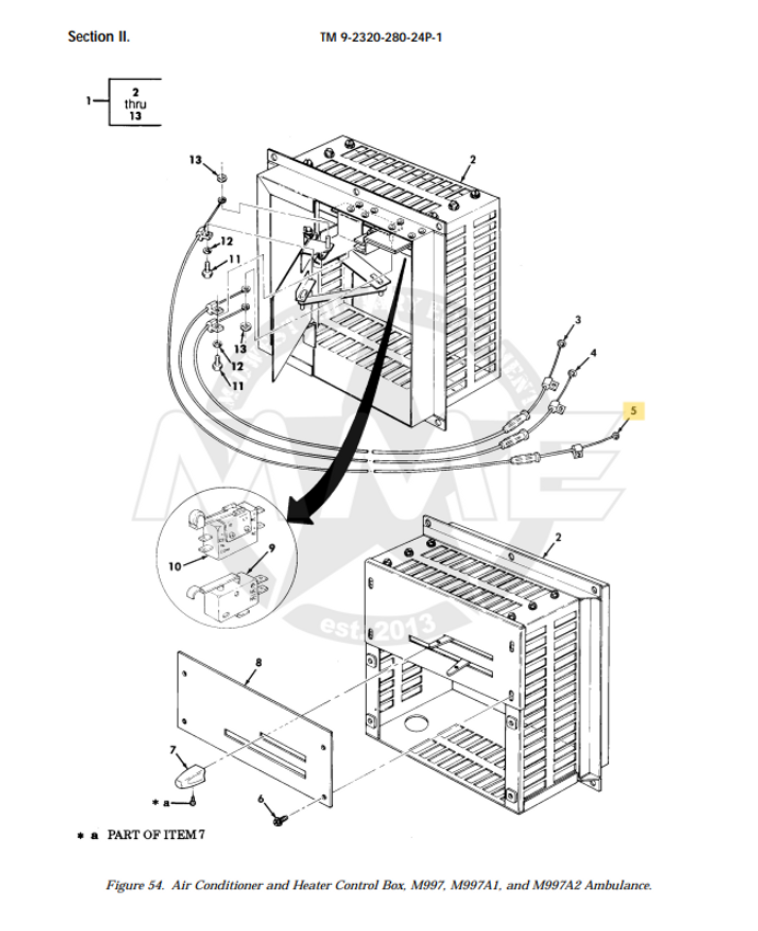 CABLE FRESH AIR DOOR