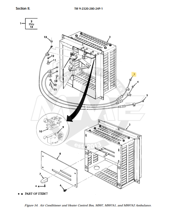 CABLE HEATER DOOR