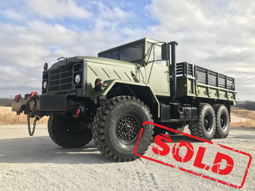 M925A2 5 TON MILITARY 6 X 6 Cargo TRUCK WITH WINCH