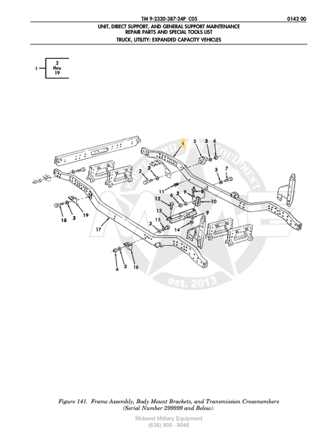 RAIL FRAME LH