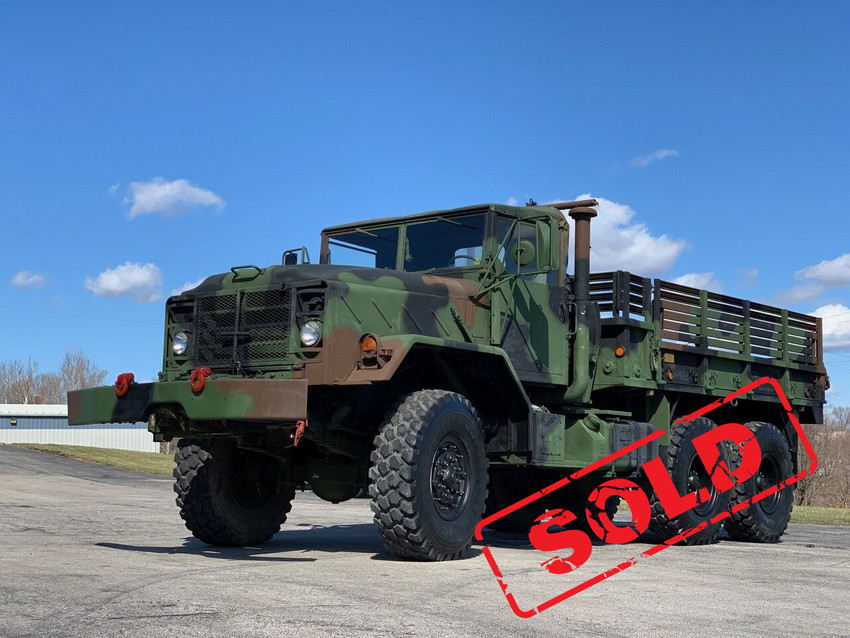 1986 Am General M925A1 5 TON MILITARY 6 X 6 Cargo TRUCK With Winch