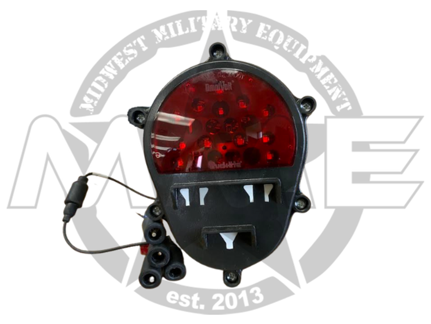 LED Tail Light COMPOSITE LAMP REAR BLACK W/BUCKET