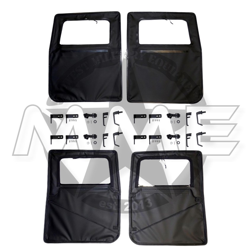 Black Soft Doors For Humvee/HMMWV(Set Of 4)