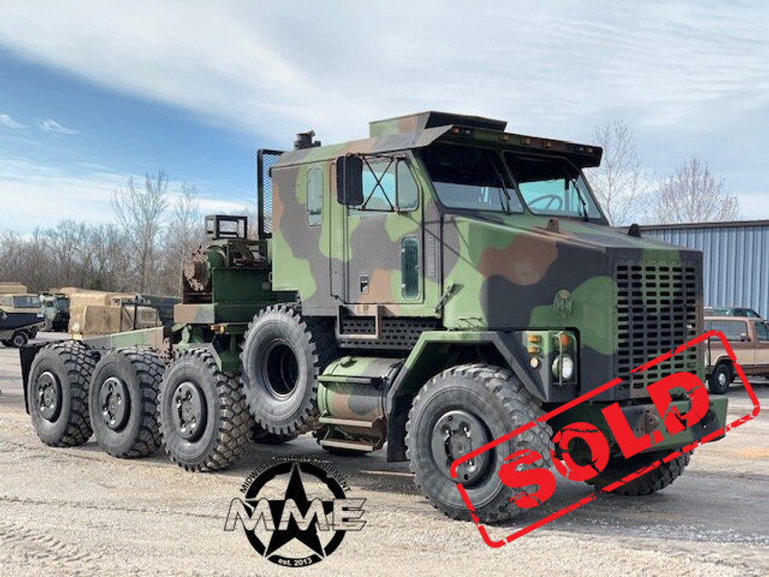 1994 Oshkosh M1070 HET 8x8 Military Heavy Haul Semi Tractor Truck