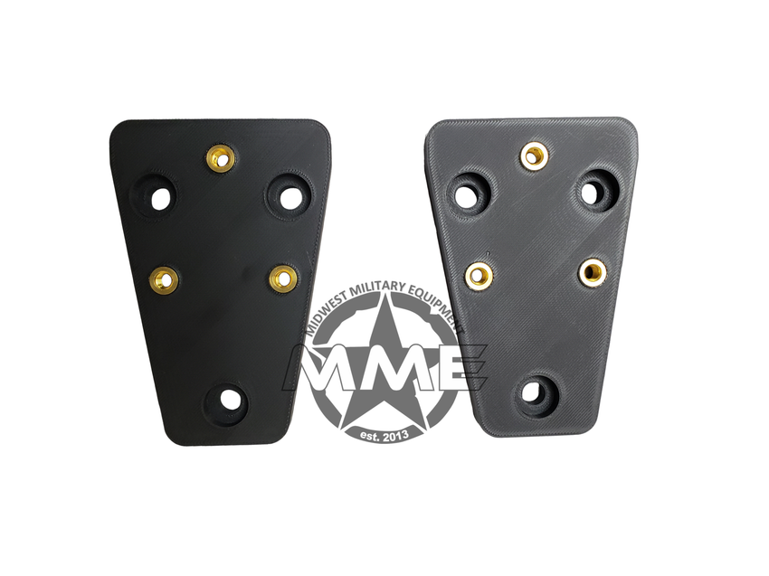 AFTERMARKET MIRROR ADAPTER PLATES For HUMMER H1 (SET OF 2)