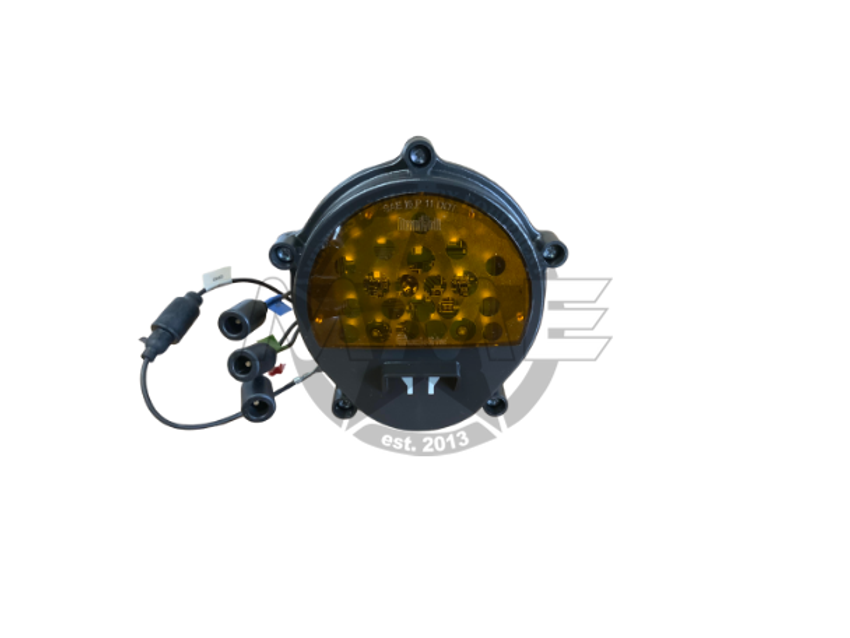 LED Front Marker Light COMPOSITE LAMP Front BLACK W/BUCKET