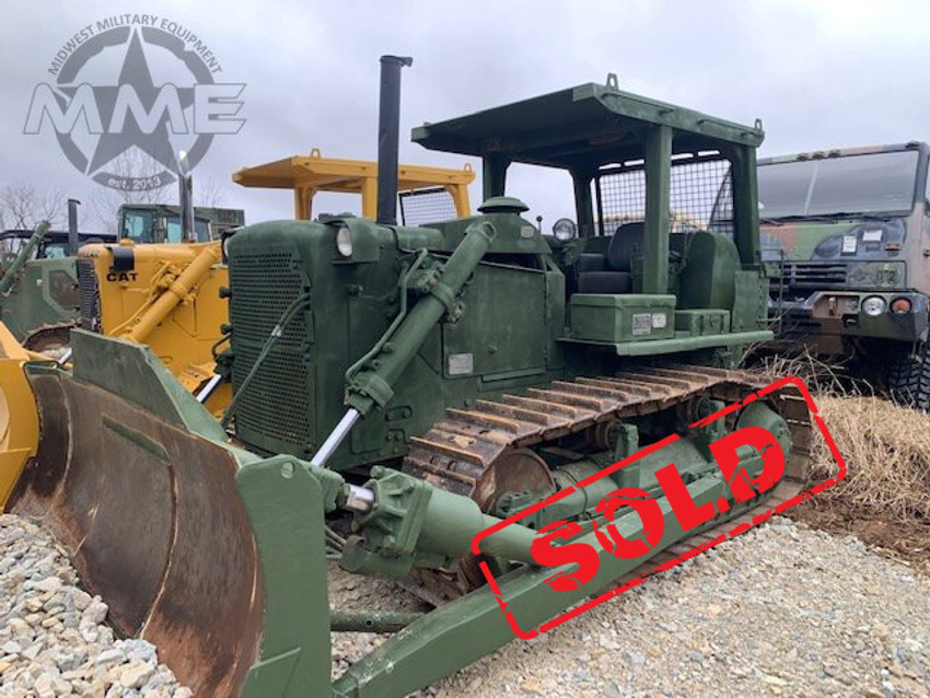 Ex-Military Caterpillar D7-F Dozer With Hyster Rear Winch