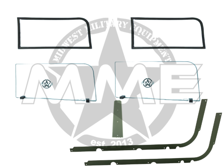 Windshield Kit With Retainers For Humvee / HMMWV