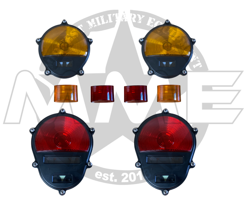 Black Lens Cover Kit For Humvee / HMMWV