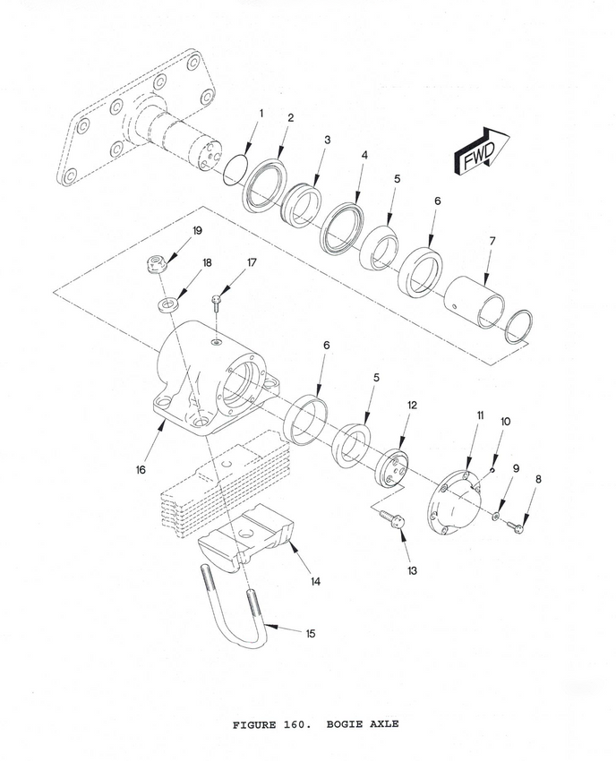 Rear Suspension Trunnion Bar Seal MTV / FMTV