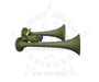 DUAL TRUMPET 24 VOLT AIR HORNS w/24V SOLENOID