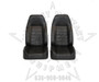 Black Vinyl Bucket Seats