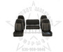 Black Vinyl Bucket Seats